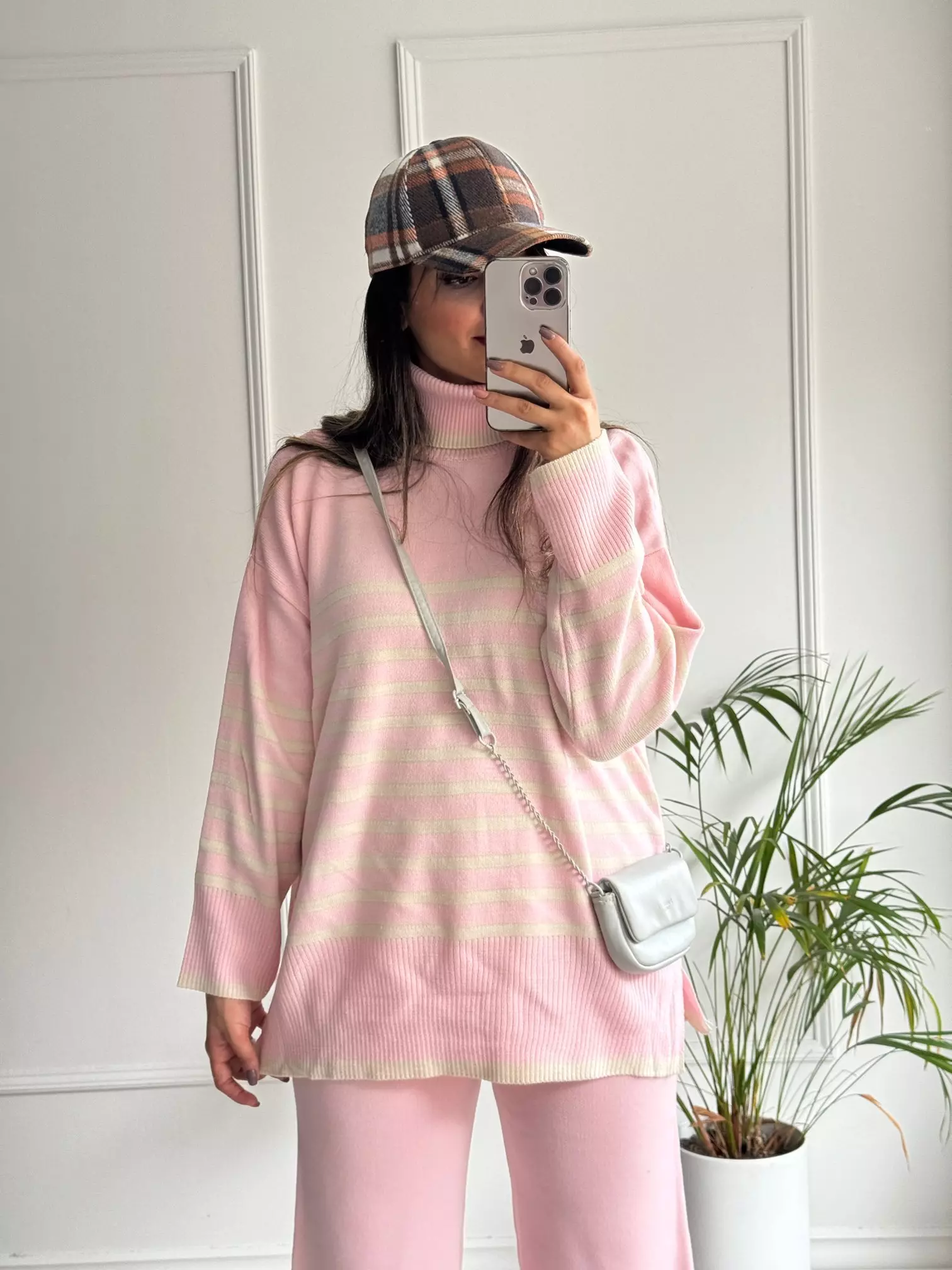 ست مانتو شلوار بافت نیکی